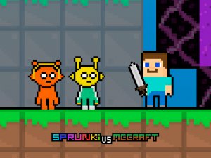 Sprunki vs MCCraft Online Arcade Game