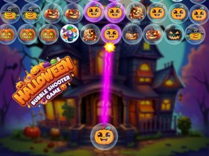 Halloween Bubble Shooting Online Puzzle Game