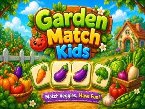 Garden Match Kids Puzzle Game - Matching Game