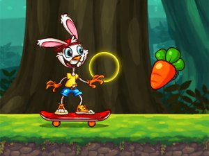 Rabbit Skater Online Arcade Game