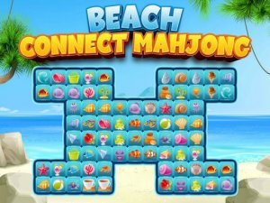 Beach Connect Mahjong Online Puzzle Game
