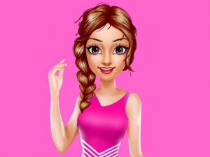 Cheerleader Girl Love Story Makeover Game Dress Up Game