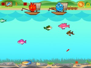 Fireboy And Watergirl Go Fishing Online Arcade Game