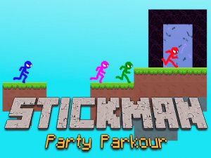 Stickman Party Parkour Online Arcade Game