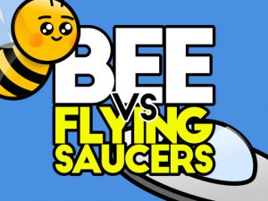 Bee vs Flying Saucers Online Arcade Game