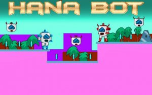 Hana Bot: Sci-Fi Platformer Challenge Online Arcade Game