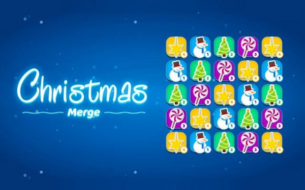 Christmas Merge - Match 3 Puzzle Game Online