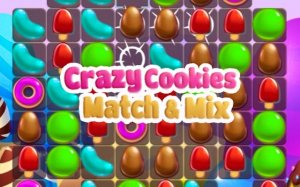 Crazy Cookies Match & Mix Puzzle Online Game - Puzzle Game