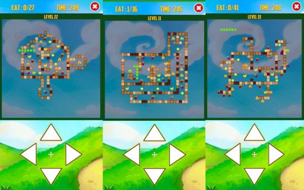Eat All Maze Game Online