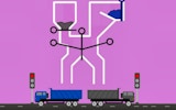 Sand Truck: Color Pipe Puzzle