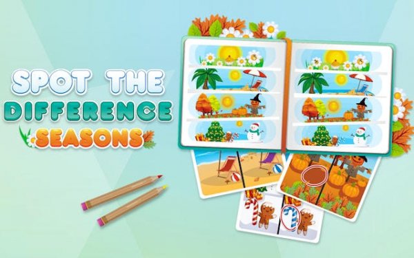 Spot the Difference - Seasons Puzzle Game Online
