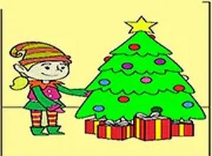 Holiday Helper Color Art